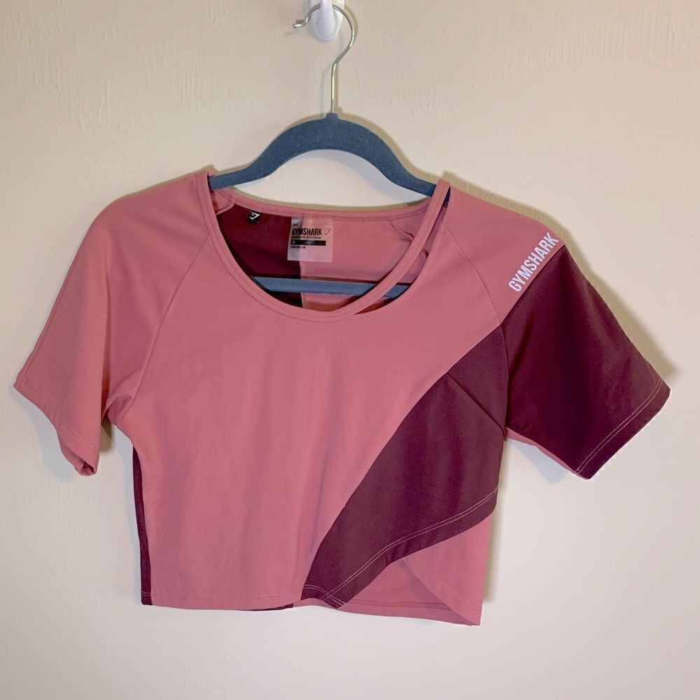 Gymshark Ruby asymmetrical Crop Top size M